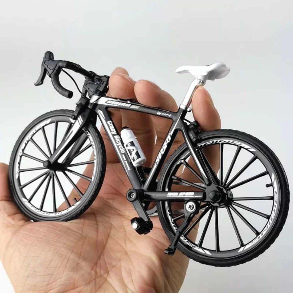Bicicleta Miniatura de Metal Speed Mountain Bike Triathlon