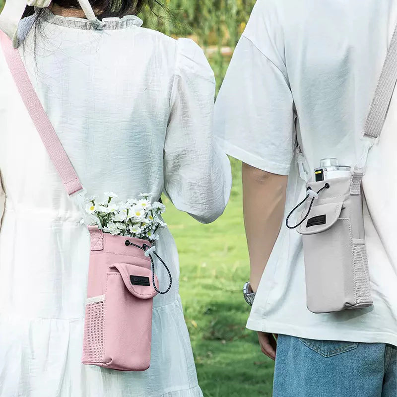 Bolsa Transversal Ar Livre Para Garrafa de Água