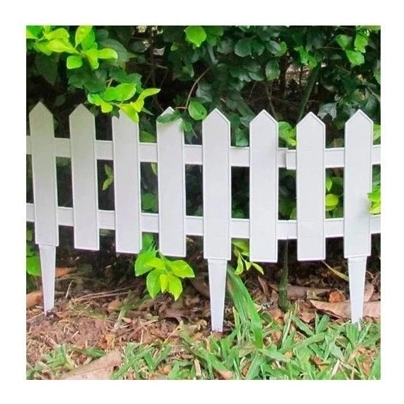 Kit 3 Cercas Plástica Decorativa Jardim Inglês