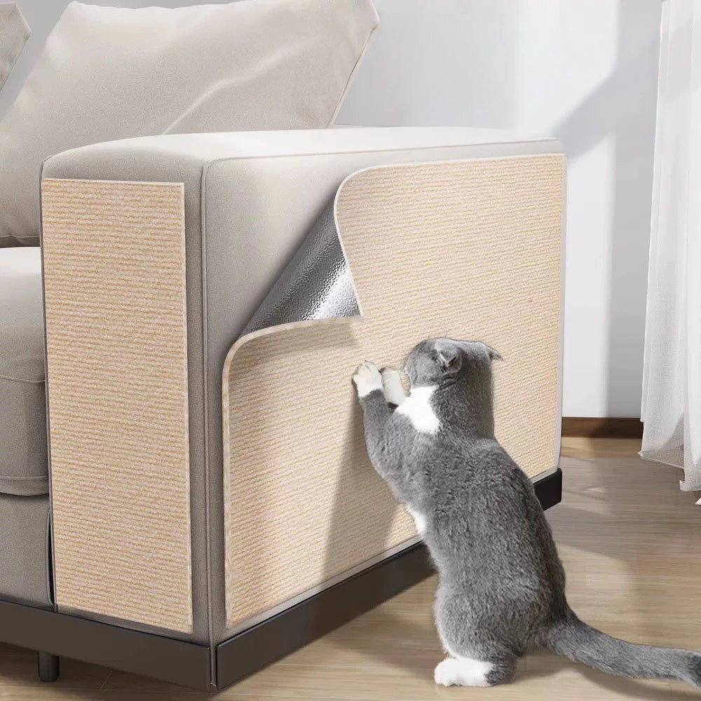 Tapete Arranhador Para Gatos Auto-Adesivo Proteçao Para Sofa