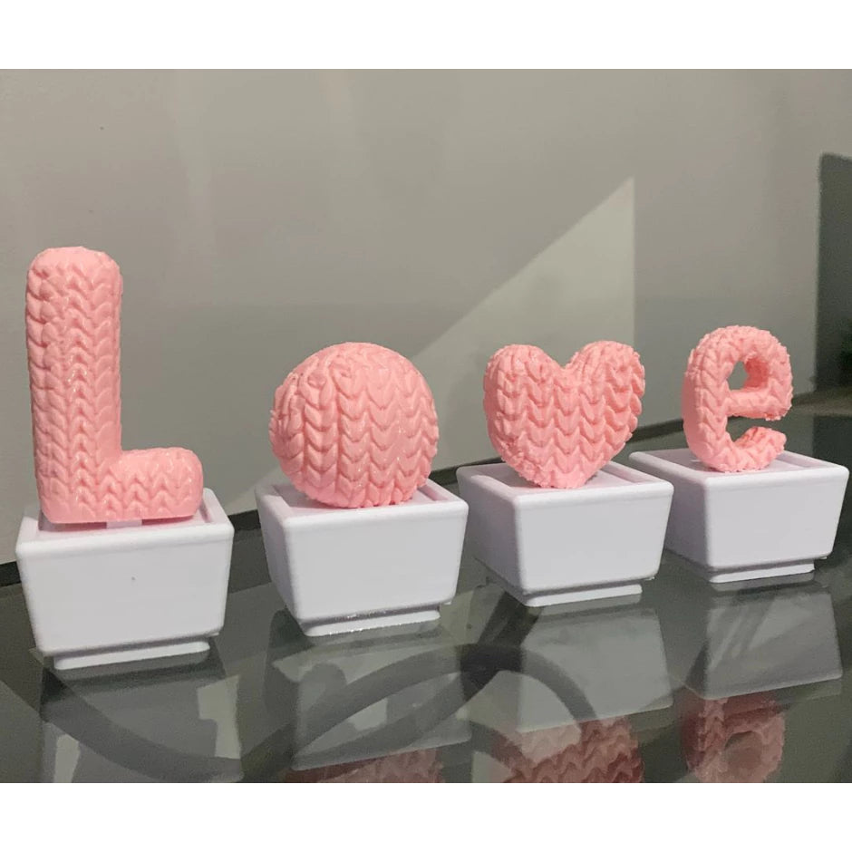 Vasos Love de Decoração para Sala/Quarto