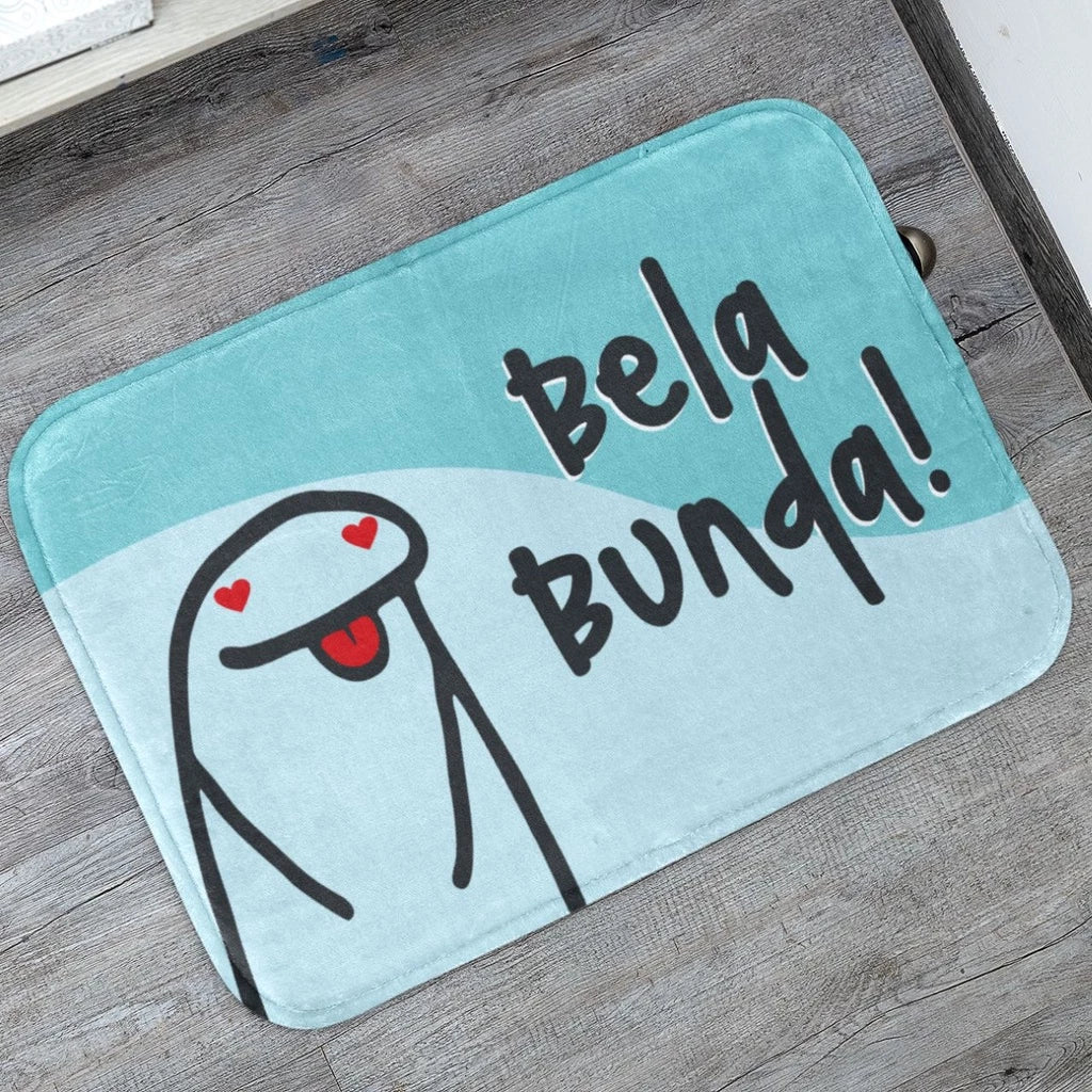 Tapete Porta de Entrada Tire Os Sapatos Flork Antiderrapante