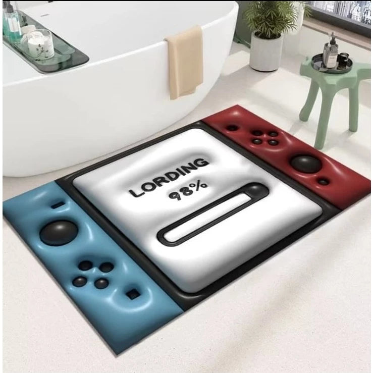 Tapete Efeito 3D Antiderrapante Saída Chuveiro Box