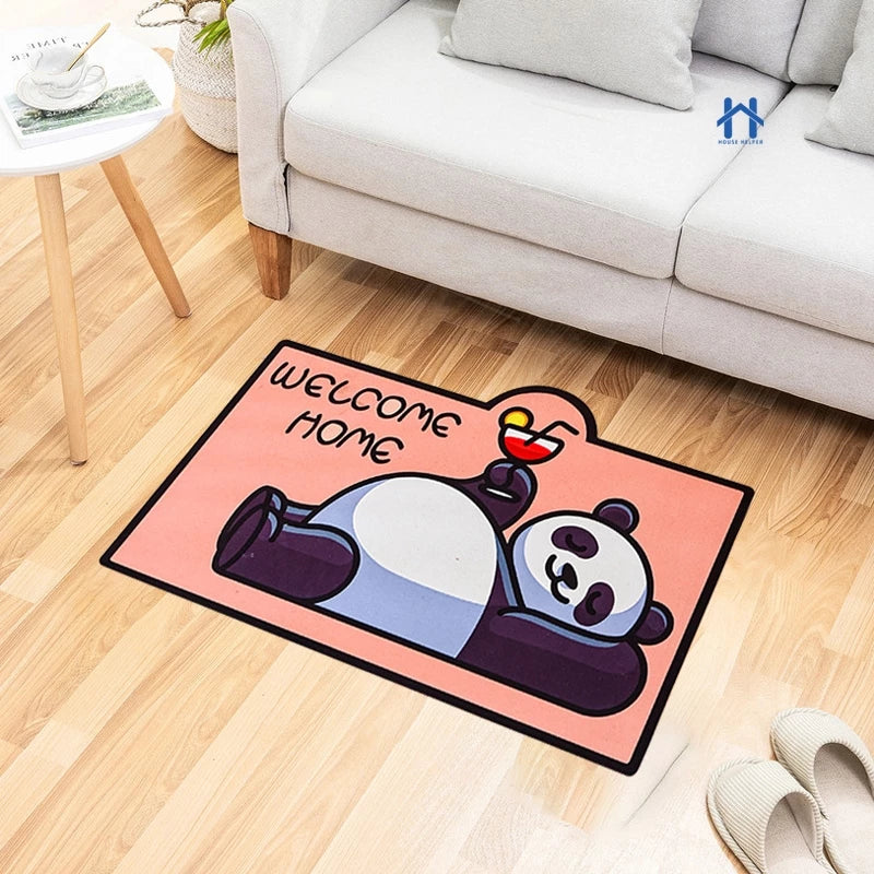 Tapete para Porta de Entrada Estampado Pet Antiderrapante