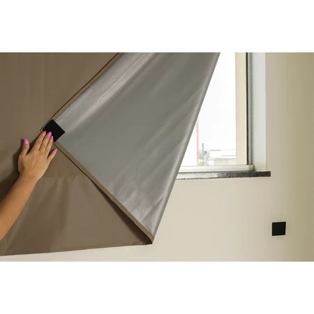 Cortina Painel Blackout com Velcro para Sala Quarto Cozinha Varias Cores