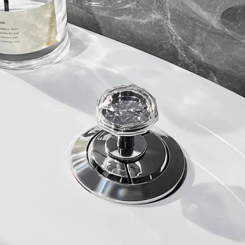 Botão de Descarga Para Vaso Sanitário Formato Diamante