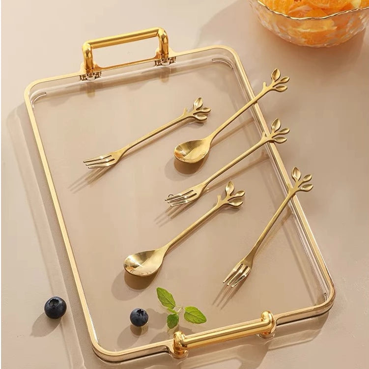 Kit jogo 10 Peças Conjunto De Colher garfo Criativo