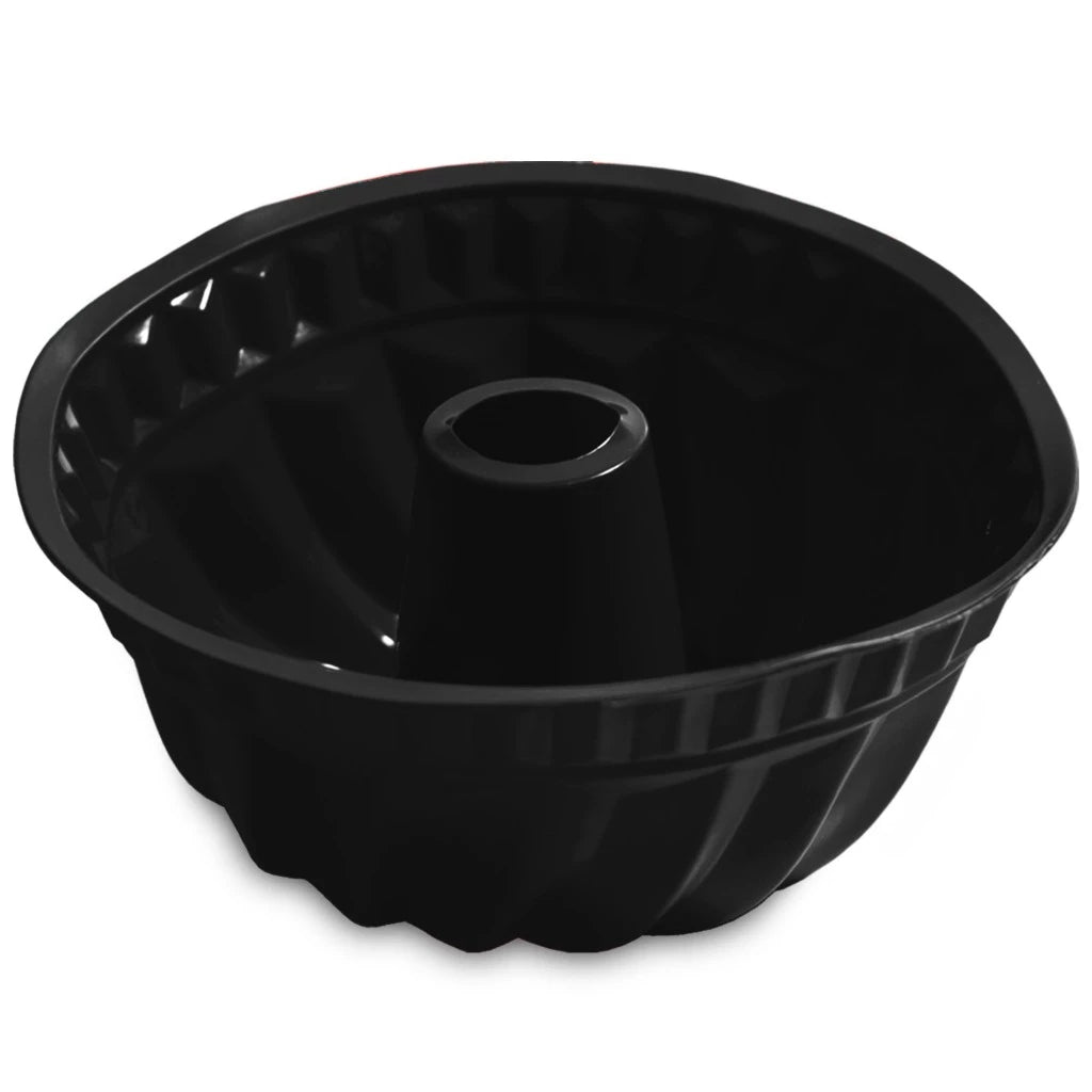 Assadeira Forma De Silicone Para Bolo Pudim Torta Mousse