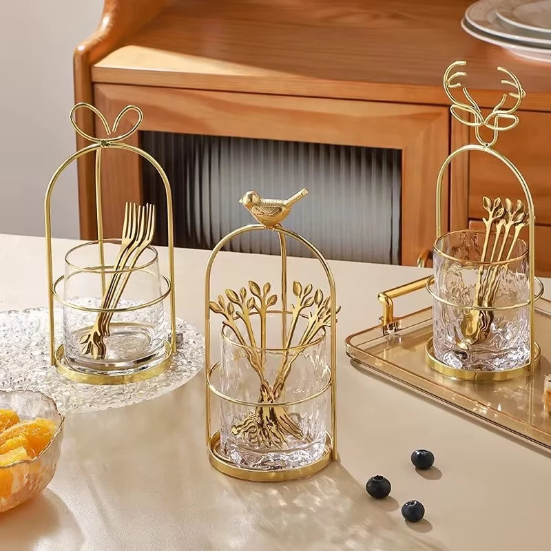 Kit jogo 10 Peças Conjunto De Colher garfo Criativo