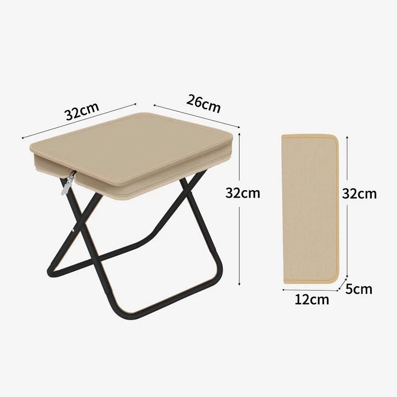 Banquinho Dobrável de Camping e Ambiente Externo