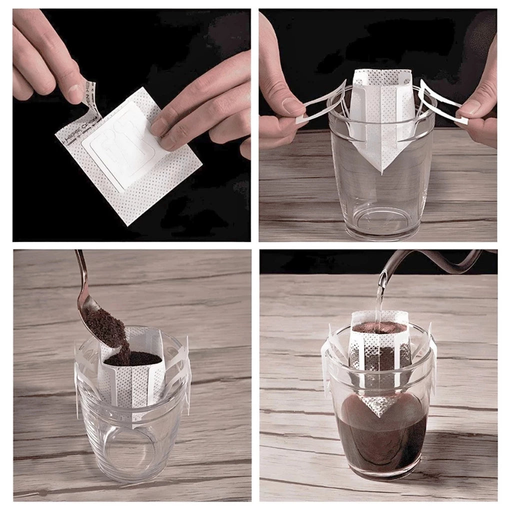 Kit Mini Filtro De Café Individual Portátil
