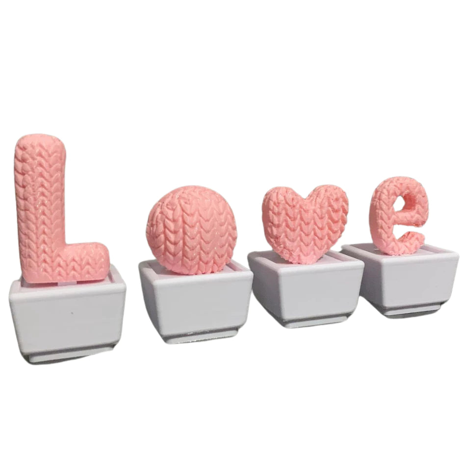 Vasos Love de Decoração para Sala/Quarto