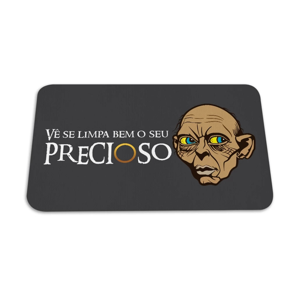 Tapete Decorativo Para Porta Antiderrapante Borracha Engraçado - 34X60