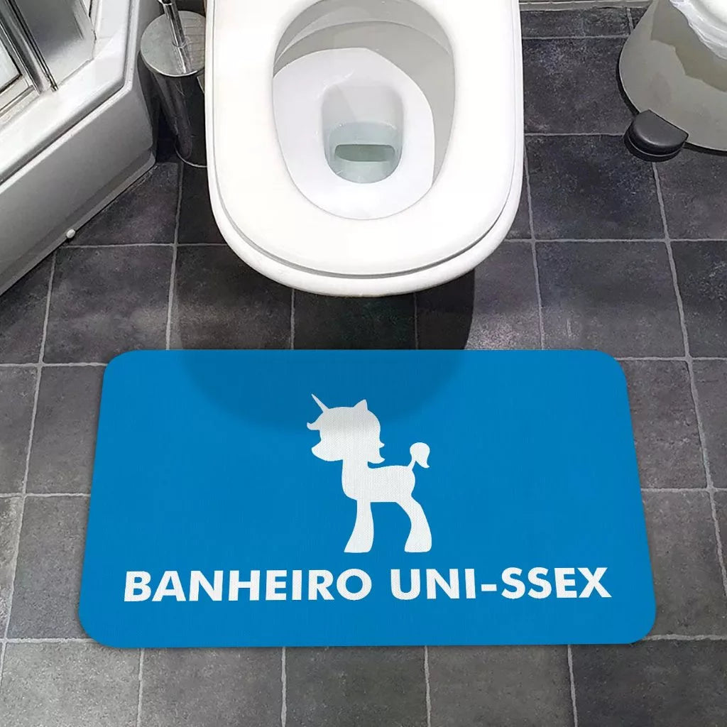 Tapete Decorativo Para Porta Antiderrapante Borracha Engraçado - 34X60