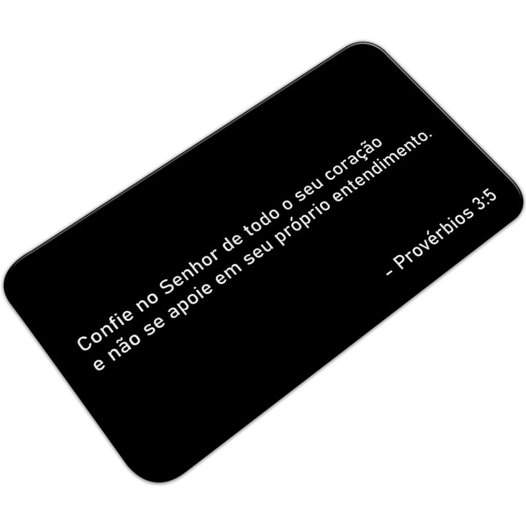 Tapete Antiderrapante Biblico, Oração, Provérbio | Decoração Porta ou Banheiro