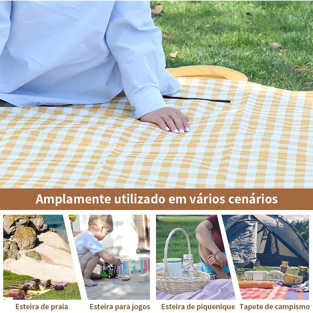 Tapete Piquenique Impermeavel Para Praia Camping
