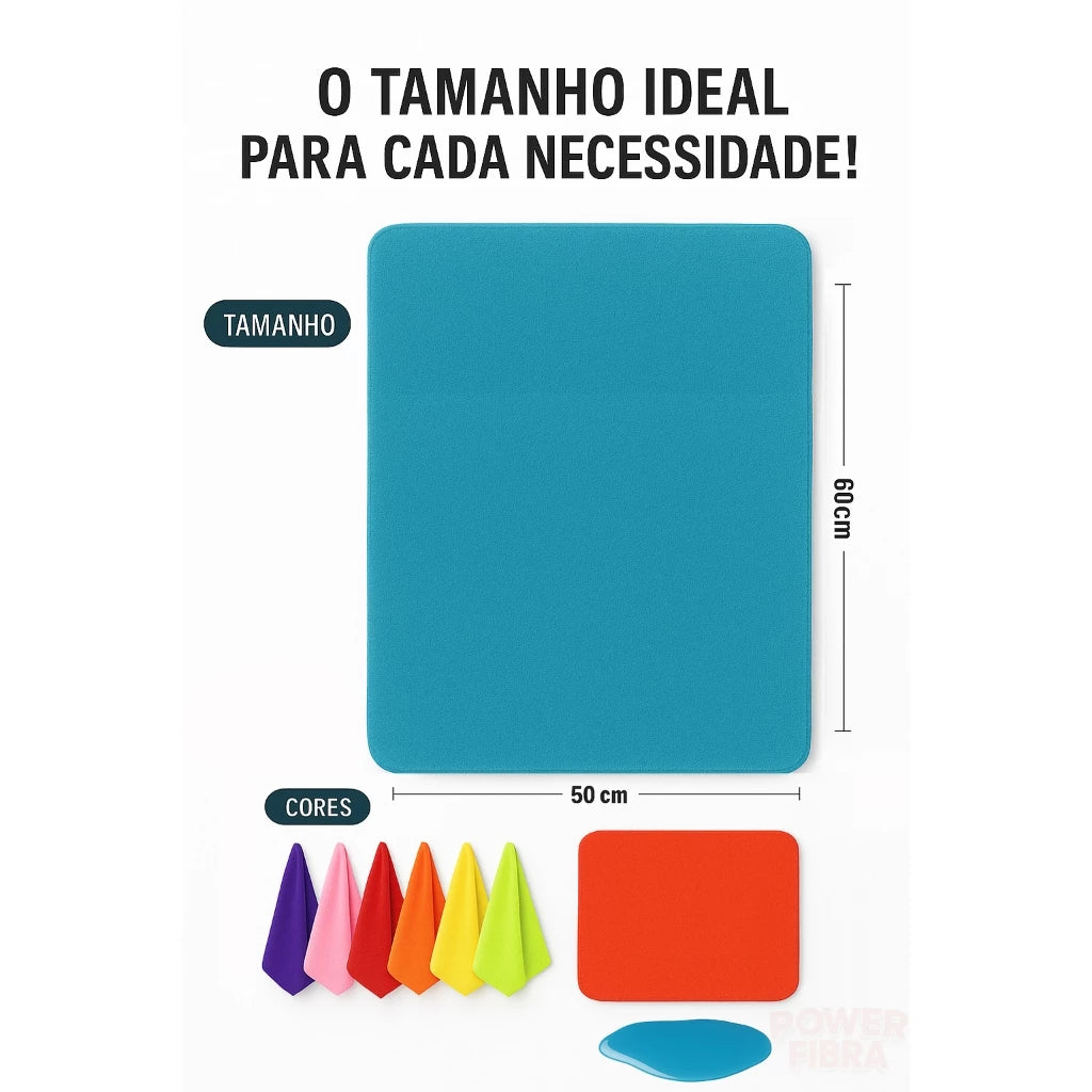 Kit 4 Panos Mágico de Chão Super Absorvente