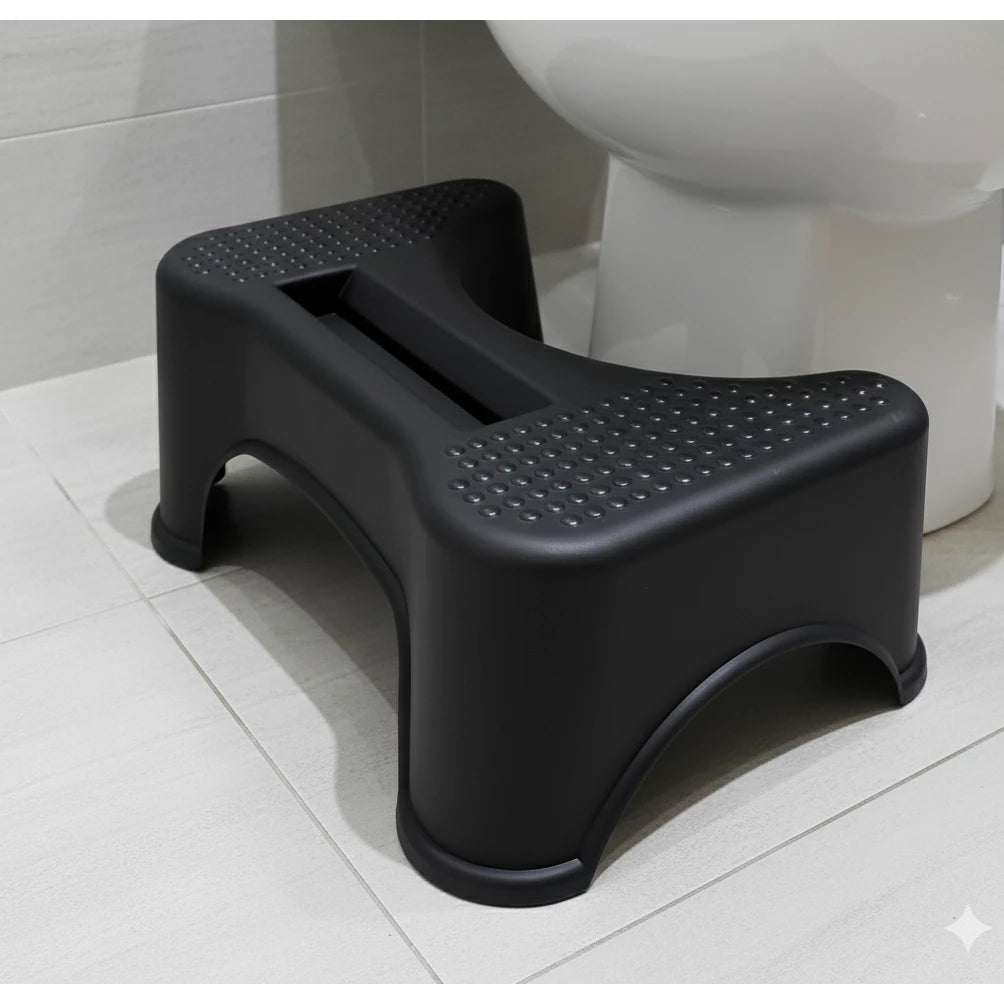 Apoio Pés Vaso Sanitário Com Porta Celular Antiderrapante