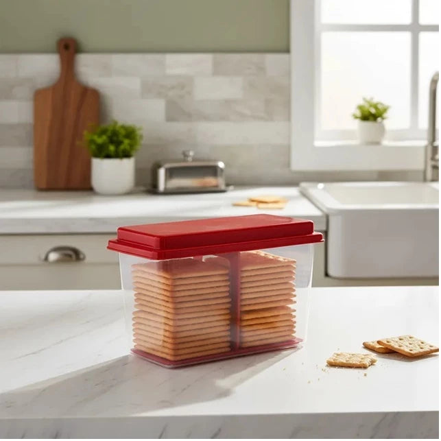 Porta Biscoito Bolacha Torrada com Puxador
