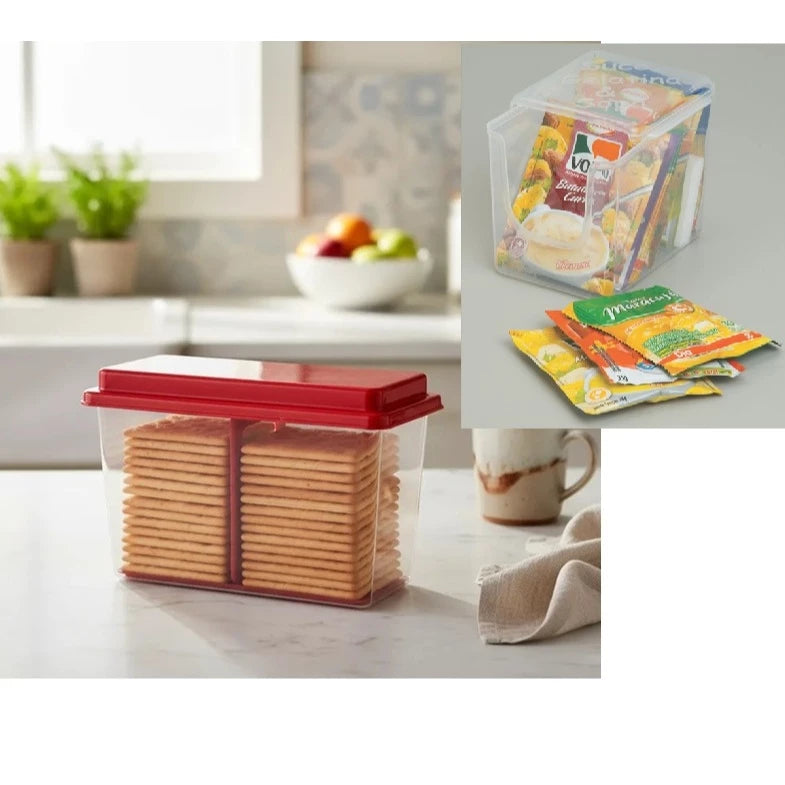 Porta Biscoito Bolacha Torrada com Puxador