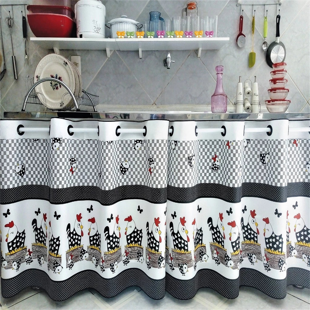 Cortina De Pia Estampado