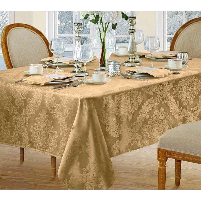 Toalha de Mesa Jacquard 4, 6 e 8 Lugares