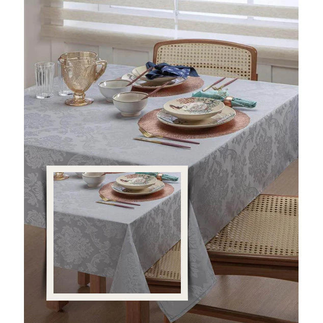 Toalha de Mesa Jacquard 4, 6 e 8 Lugares