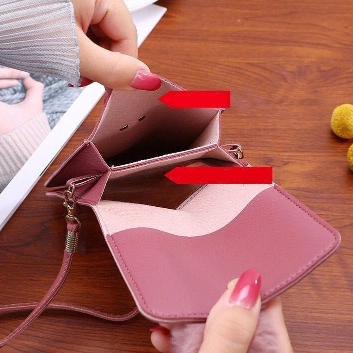 Mochila Feminina de Ombro para Celular com tela sensível ao toque