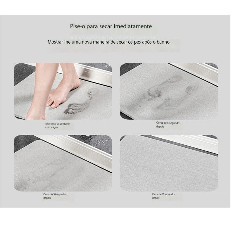 Tapete Efeito 3D Antiderrapante Saída Chuveiro Box