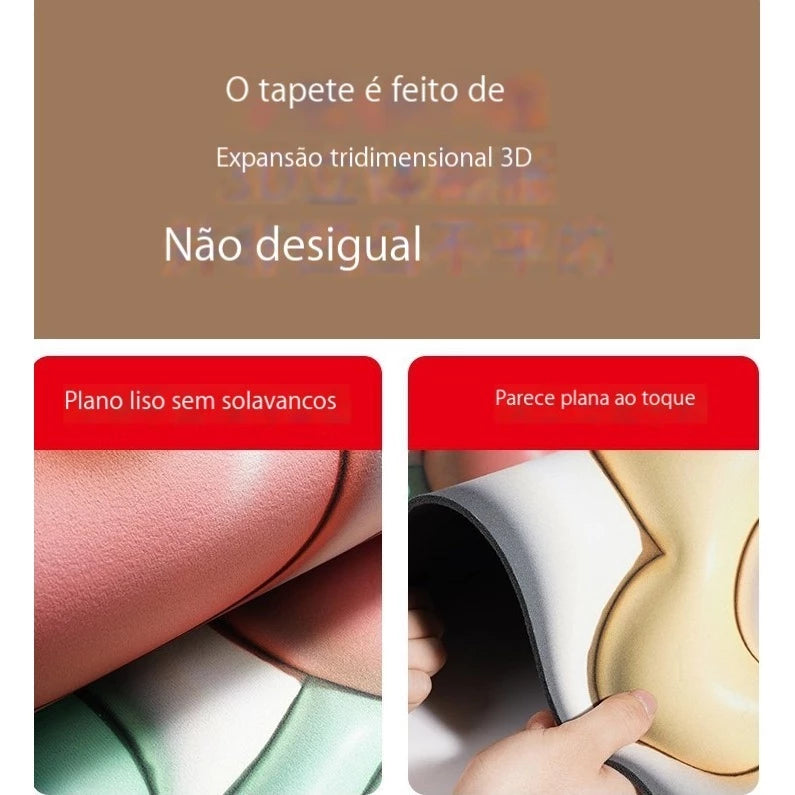 Tapete Efeito 3D Antiderrapante Saída Chuveiro Box