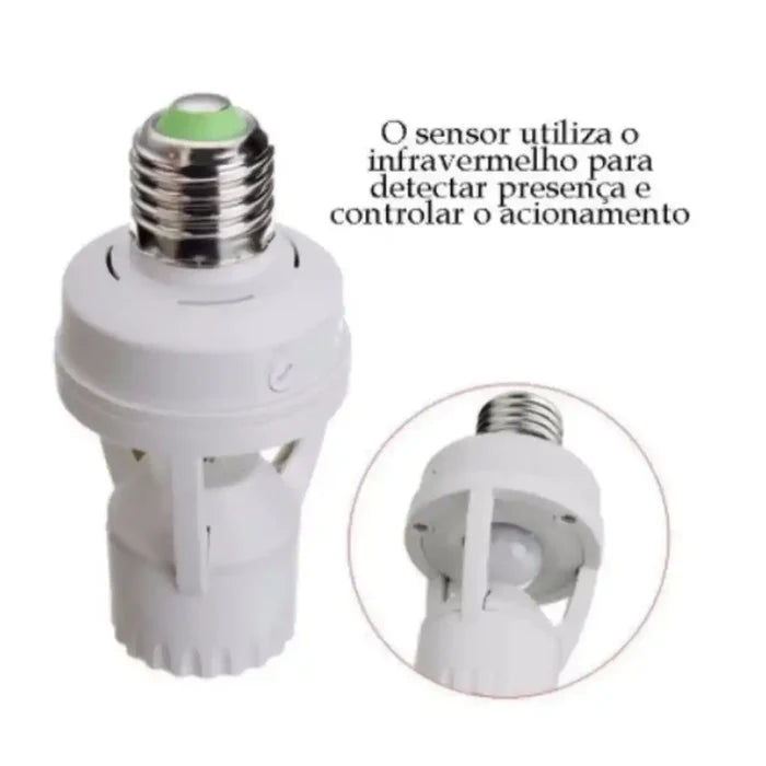 Sensor Inteligente Automático – Iluminação com Economia de até 80%