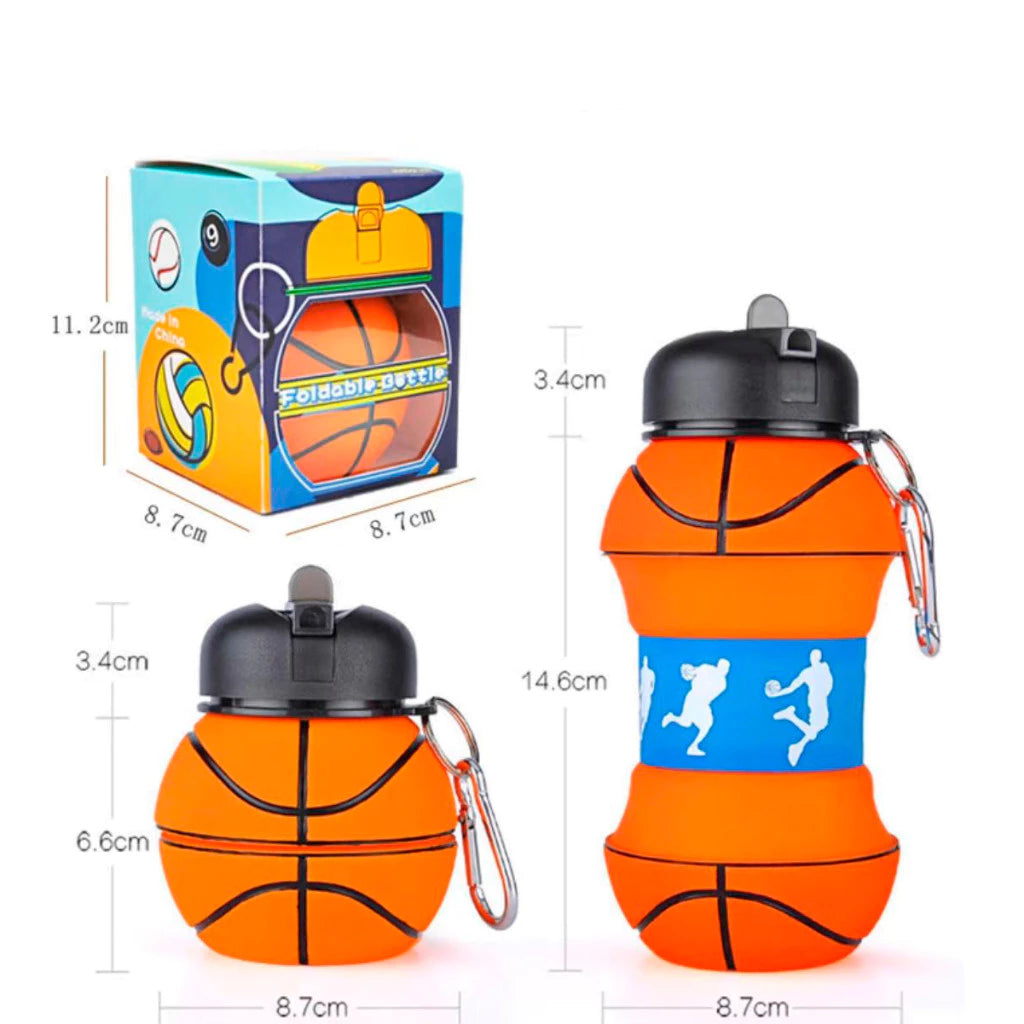 Copo Dobrável Infantil de Silicone para Esportes ao Ar Livre Portátil