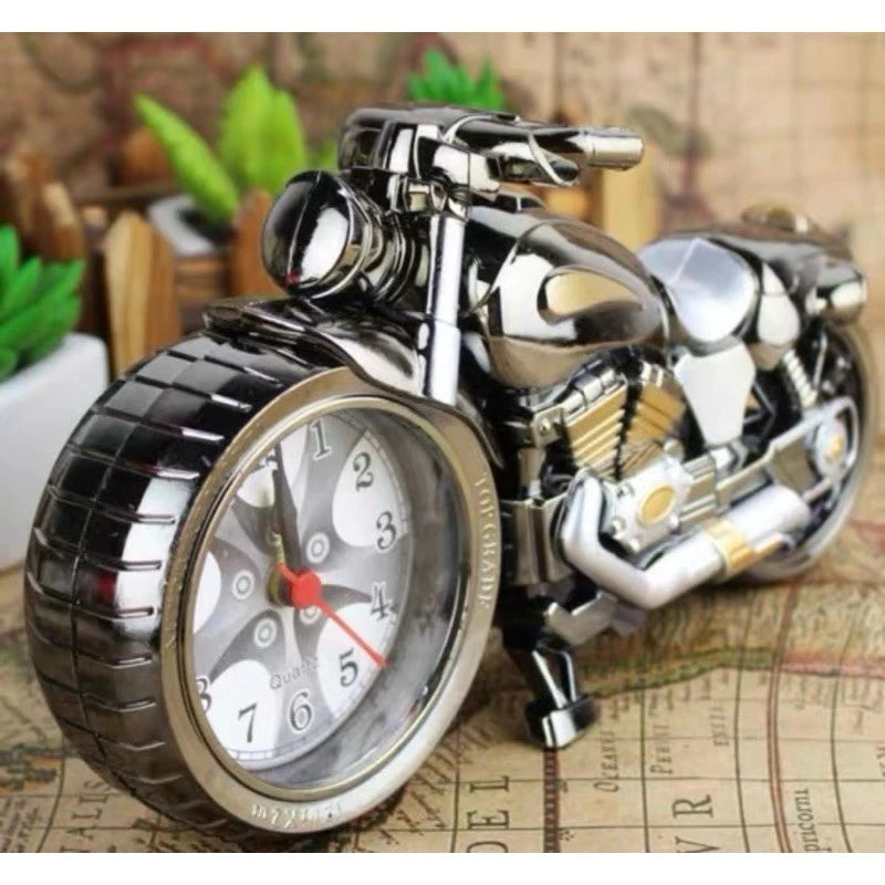 Relógio Despertador Moto Decorativo De Mesa Motocicleta
