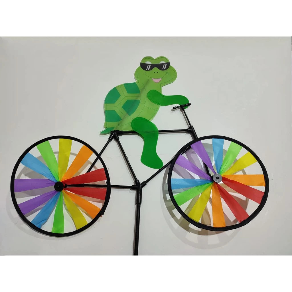 Cata-vento Bicicleta Giratório Enfeite Jardim Decoração Catavento Animais