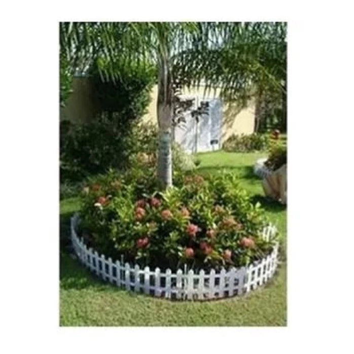 Kit 3 Cercas Plástica Decorativa Jardim Inglês