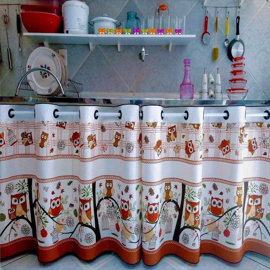 Cortina De Pia Estampado