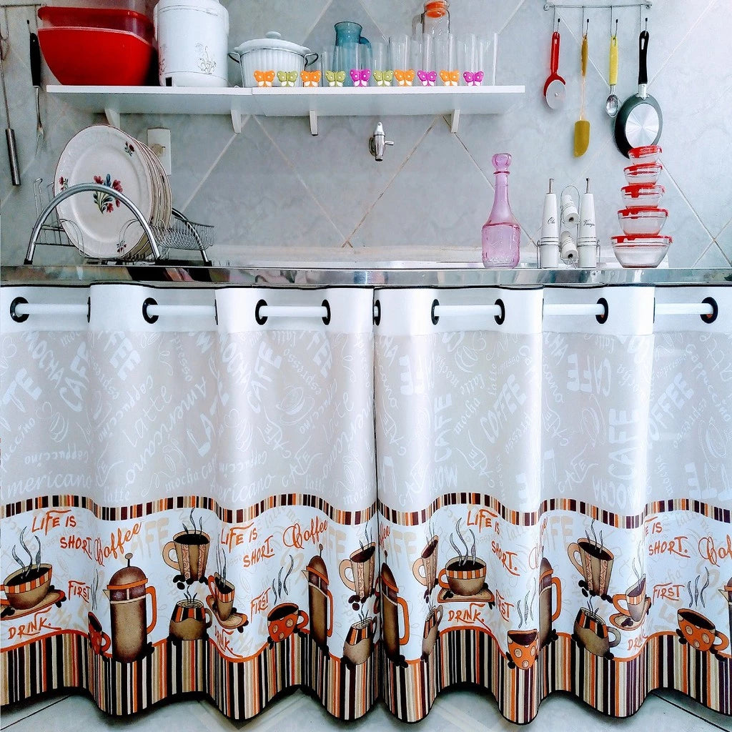 Cortina De Pia Estampado