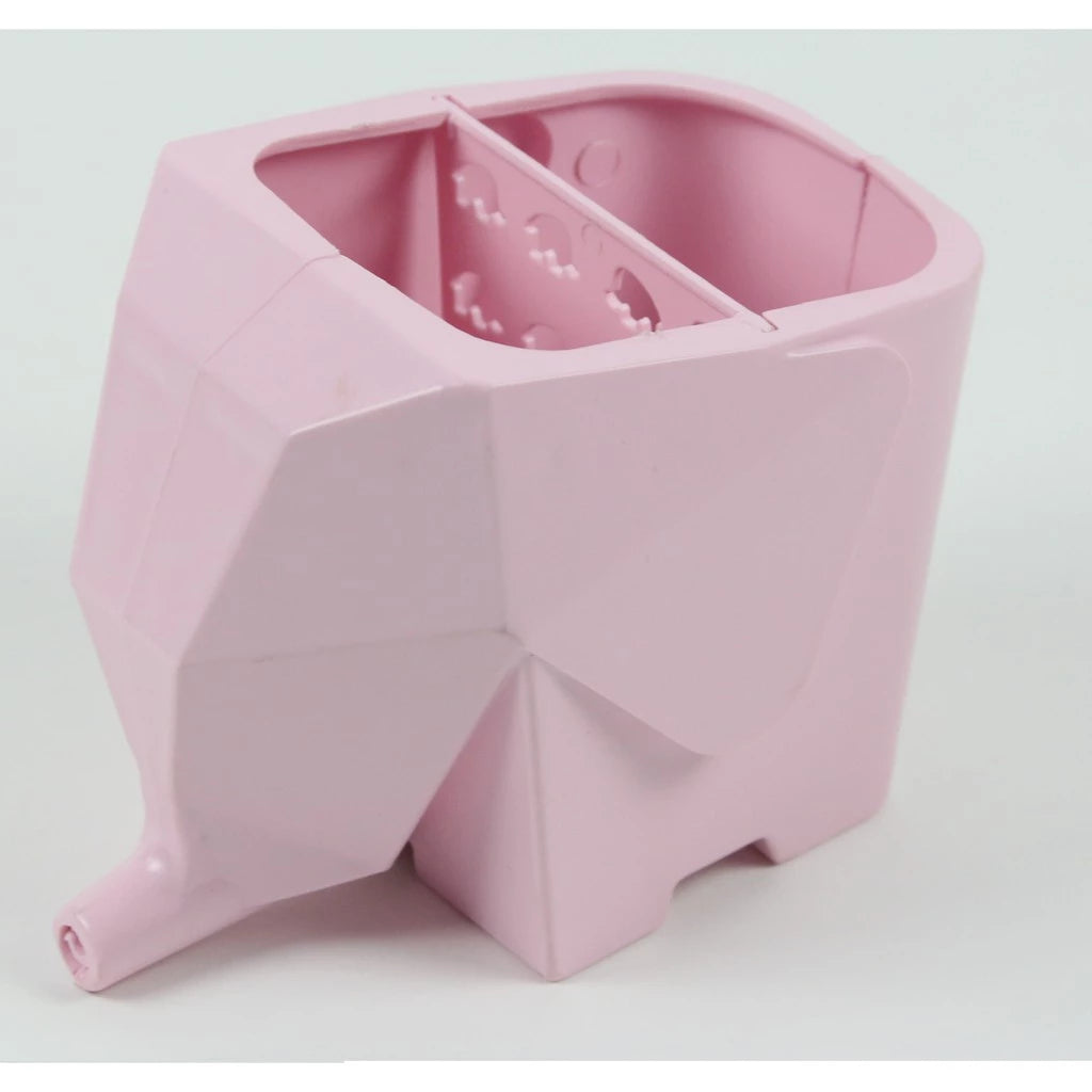 Escorredor de Talheres Elefante Rosa Claro + Brinde