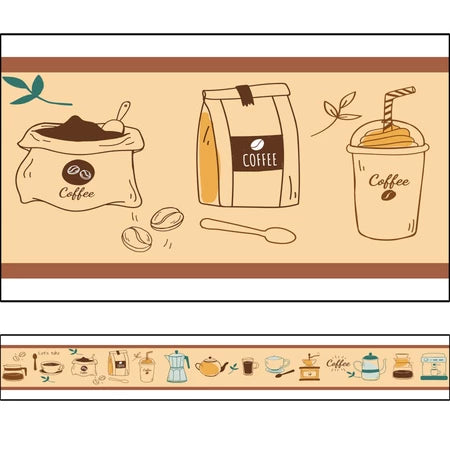 Borda Decorativa Adesivo Faixa para Cozinha diversos modelos - 100 x 10 cm