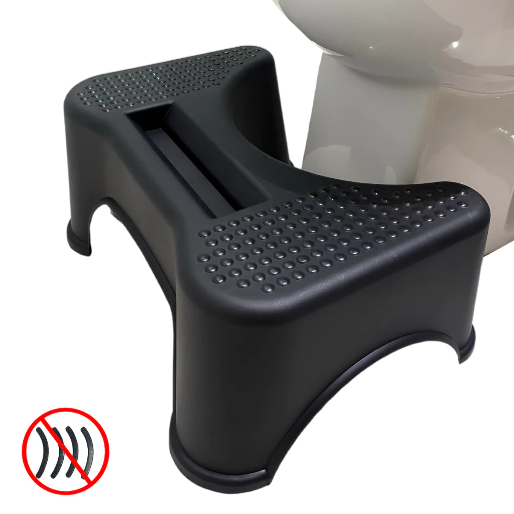 Apoio Pés Vaso Sanitário Com Porta Celular Antiderrapante