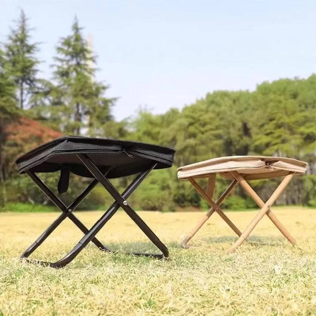 Banquinho Dobrável de Camping e Ambiente Externo