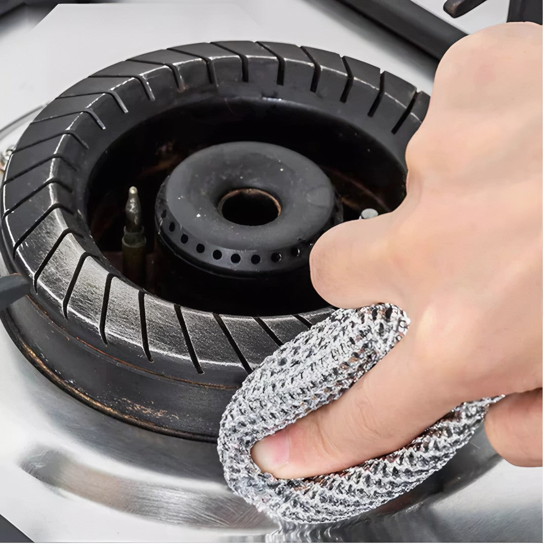 🧽 SteelClean™ – Kit 12 Esponjas Metálicas de Alta Resistência