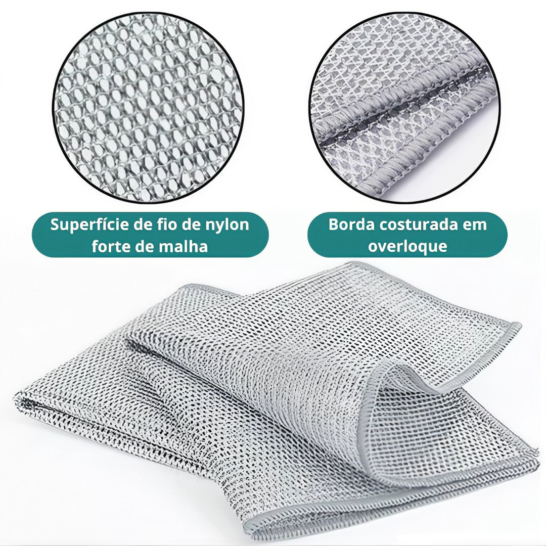 🧽 SteelClean™ – Kit 12 Esponjas Metálicas de Alta Resistência (Cópia)