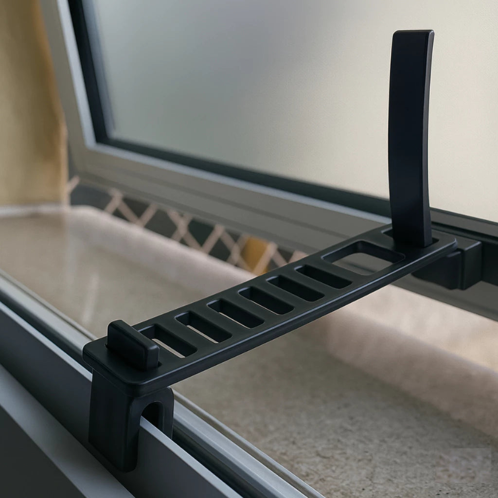 Trava para janela basculante do banheiro Cozinha Quarto Resistente Com Ajuste