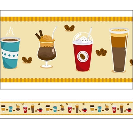 Borda Decorativa Adesivo Faixa para Cozinha diversos modelos - 100 x 10 cm