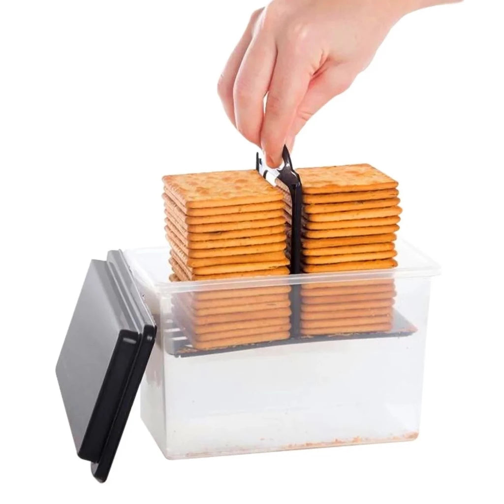 Porta Biscoito Bolacha Torrada com Puxador