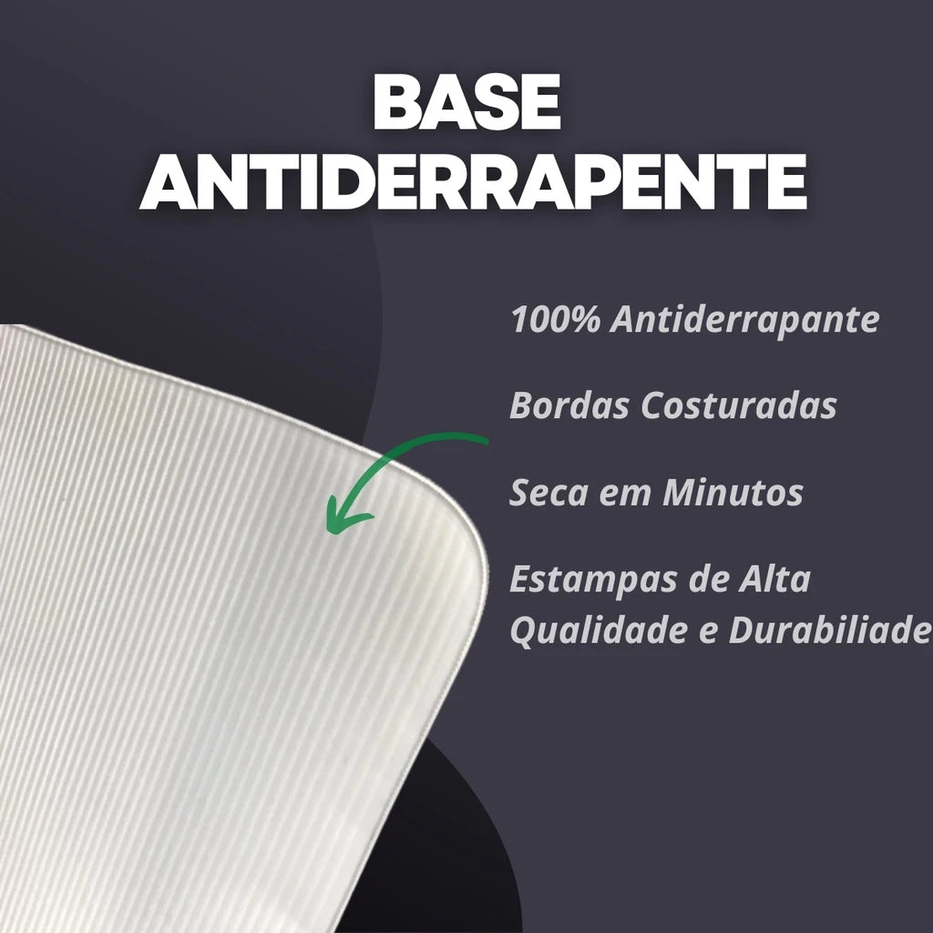 Tapete Porta de Entrada Tire Os Sapatos Flork Antiderrapante