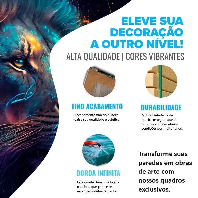 Quadros Decorativos Grande de Luxo com 3 Peças - Pena & Geométrica - Sem Moldura