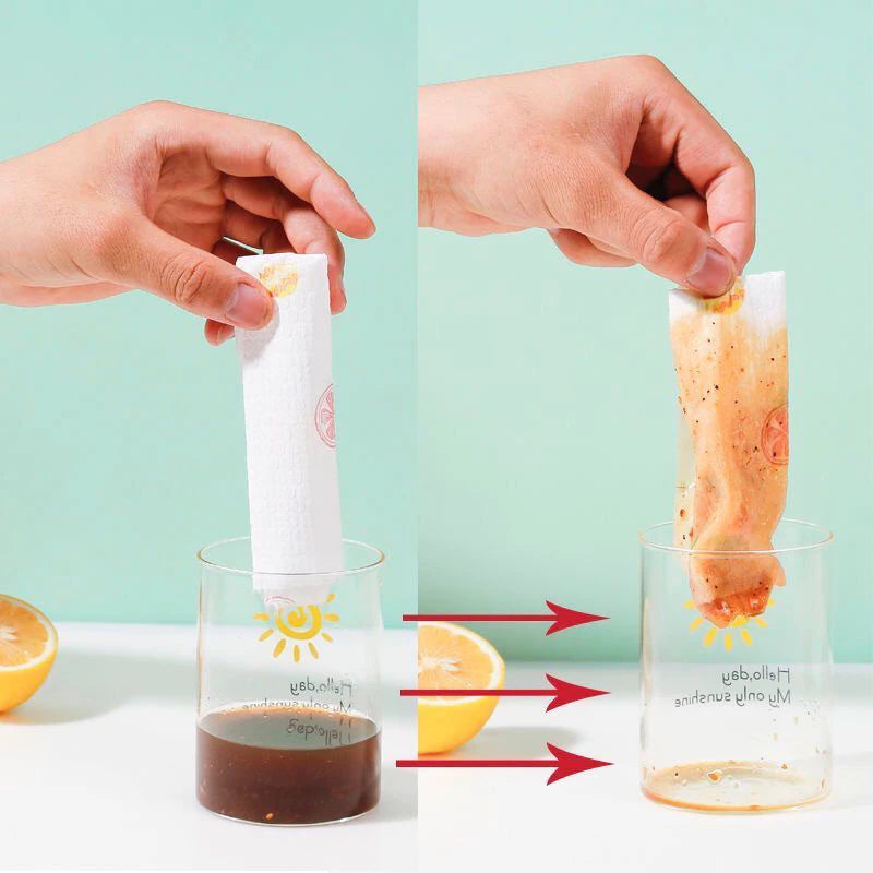 Rolo Pano De Limpeza Reutilizável Absorvente