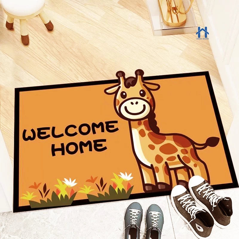 Tapete para Porta de Entrada Estampado Pet Antiderrapante